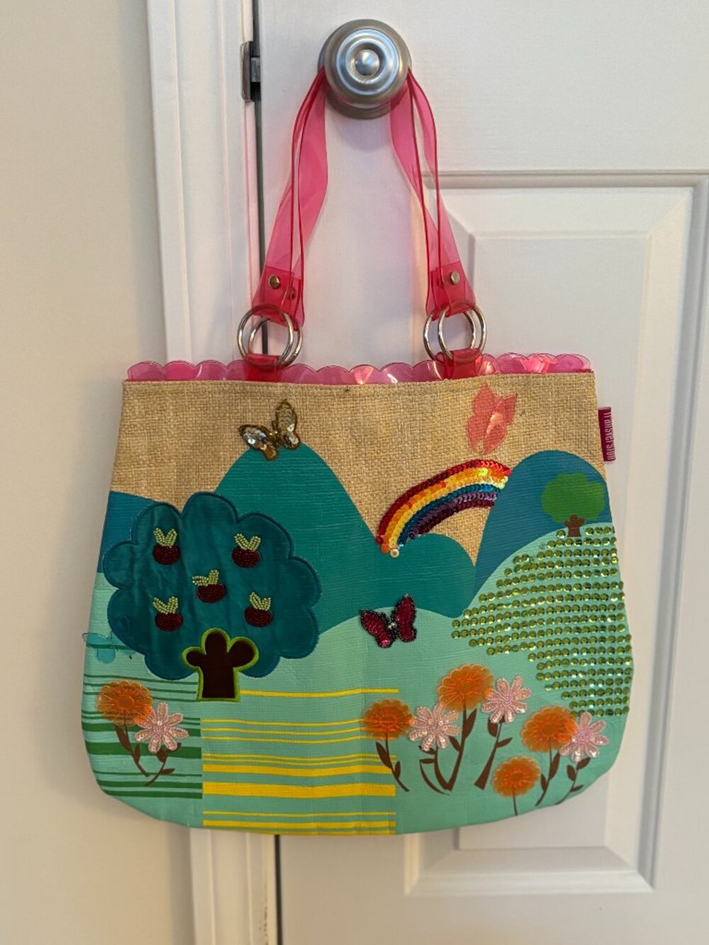 Rare Y2K Sparkly Meadow Tote